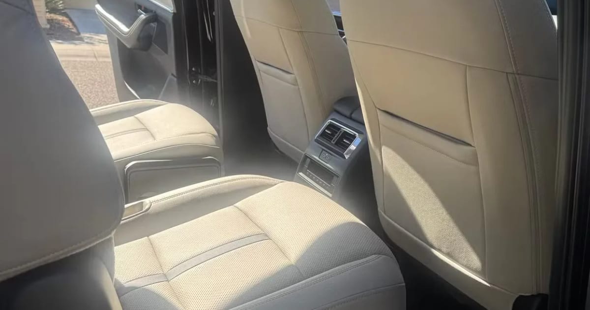 Red 2024 Mazda CX-90, a rental car in Phoenix