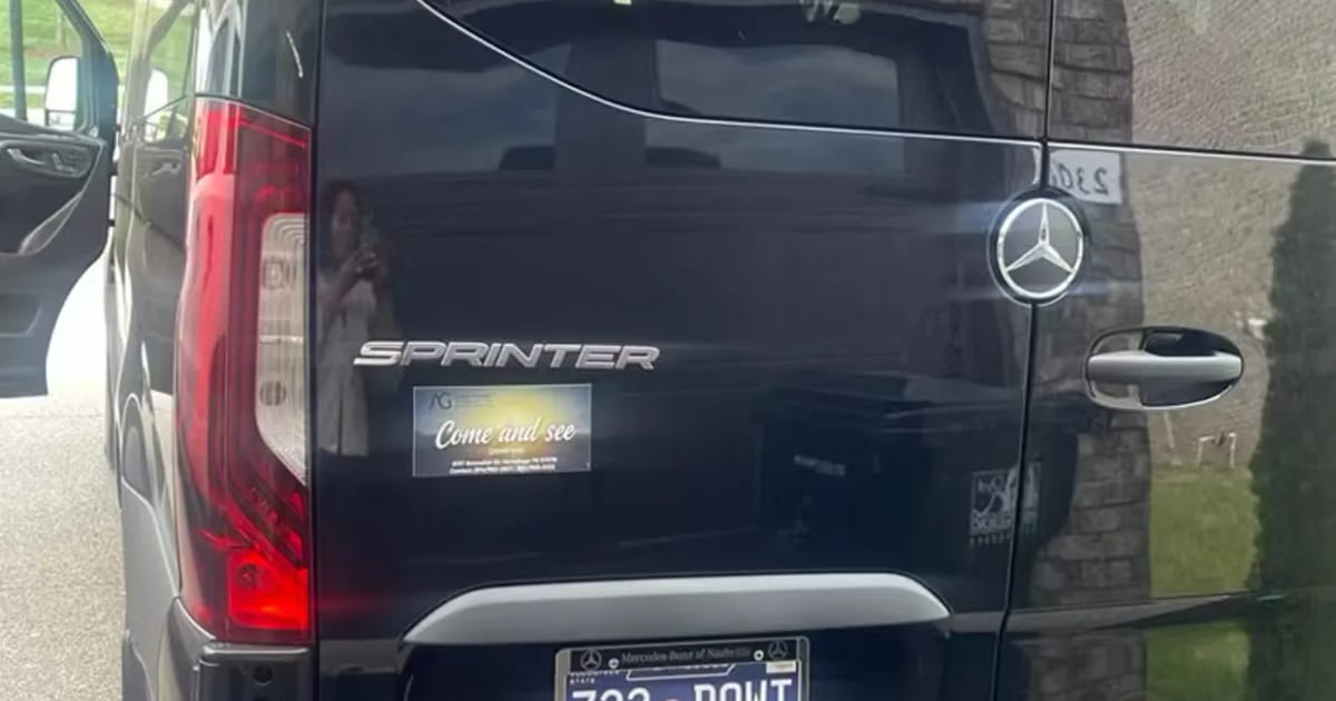 Black 2026 Mercedes-Benz Sprinter, a rental car in Murfreesboro