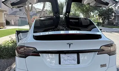 2022 Tesla Model X Plaid (White)