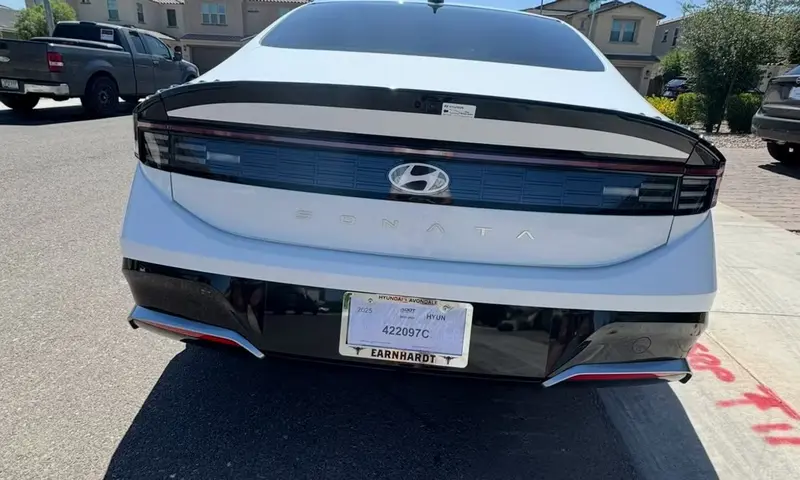 White 2025 Hyundai Sonata available to rent in Phoenix