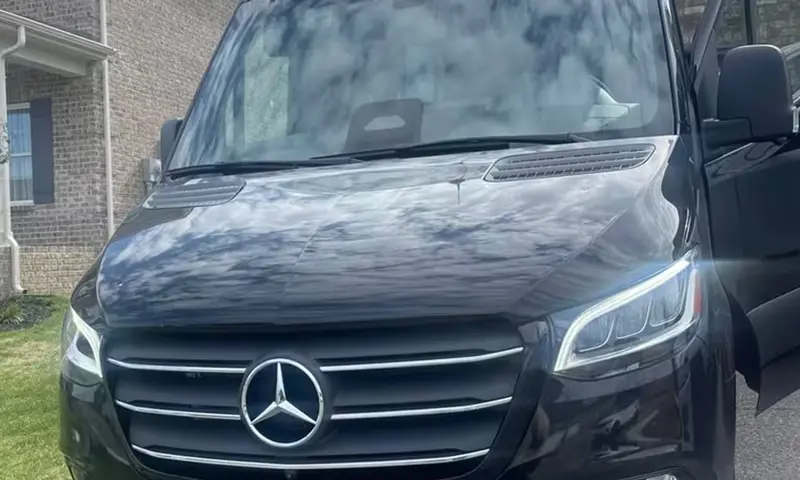 Black 2026 Mercedes-Benz Sprinter (Economy) available to rent in Murfreesboro