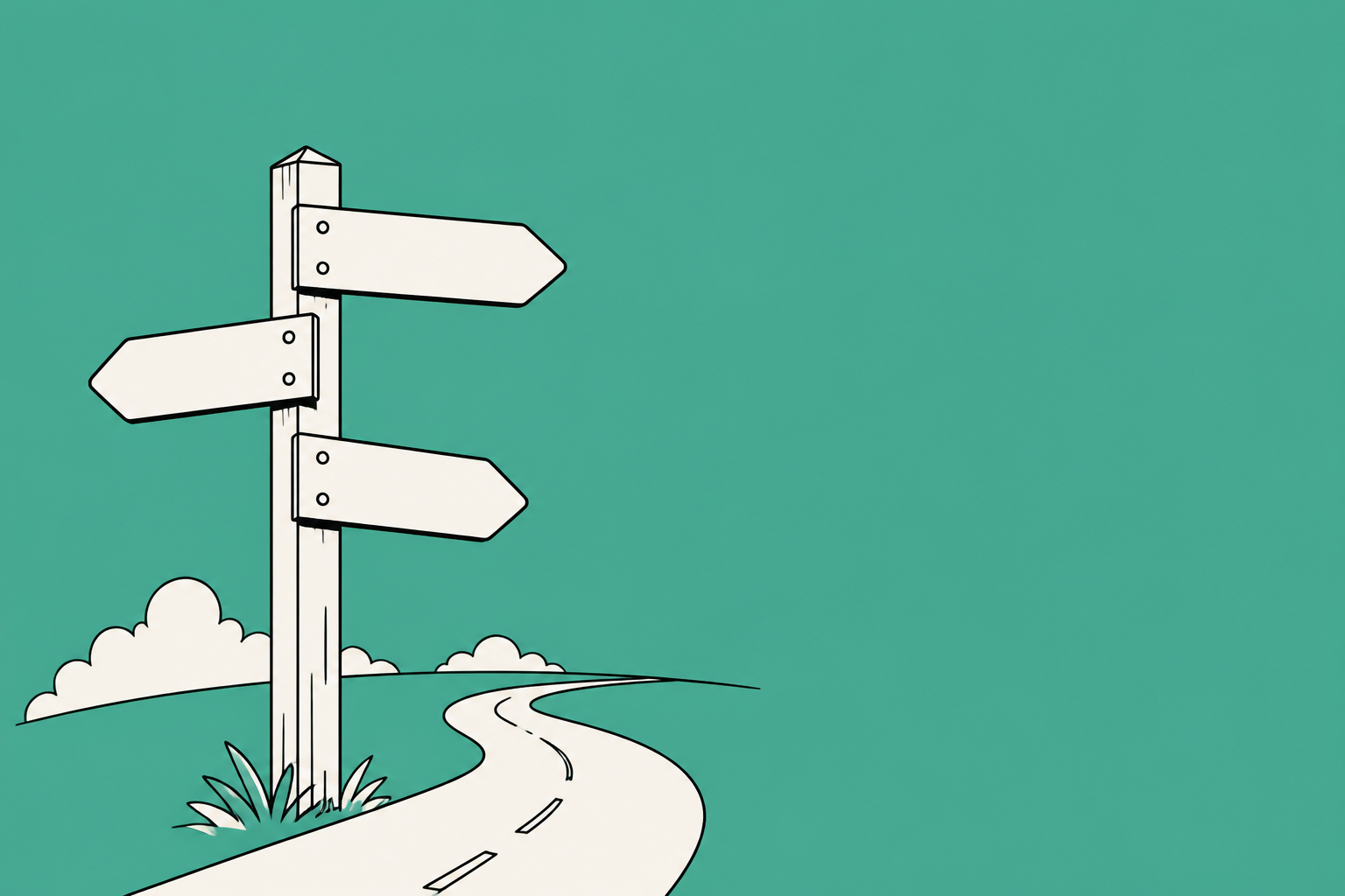 Flat teal and off-white editorial illustration of an independent car rental operation, with no text in the image, used as the header image for "How to Handle a Rental Damage Claim, Step by Step".