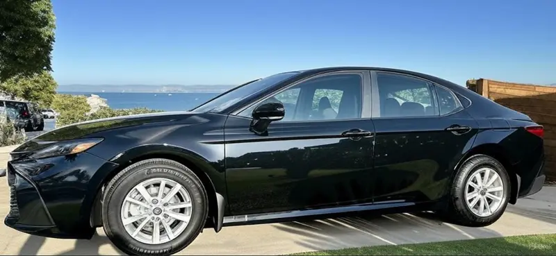 Black 2025 Toyota Camry (Economy) available to rent in Los Angeles
